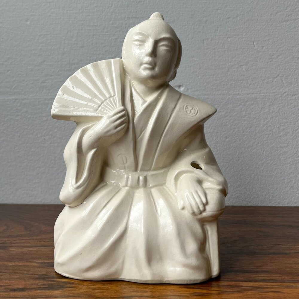 Tiki Mug Ceramic Japanese Aristocrat with Fan Orchids Of Hawaii Asian Style